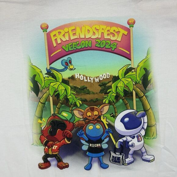 Veefriends Friendsfest T Shirt Size Medium Veecon 2024‎ Limited Edition Unisex - Picture 2 of 14